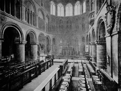 聖バーソロミュー教会大聖堂の内部、ウェストスミスフィールド、ロンドン市、1906 作： Unbekannt