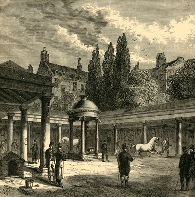 Old Tattersallsの中庭、c1876。 作： Unbekannt