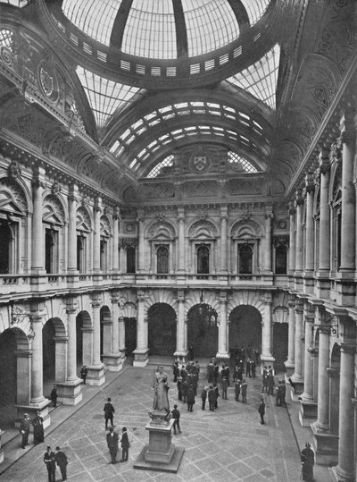 王立証券取引所の内部、ロンドン市、c1910 1911 作： Unbekannt