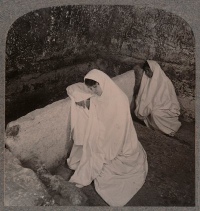 キリストの墓の内部、c1900 作： Unbekannt