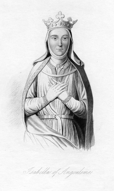 アングレームのイザベラ、c1187-1246 作： Unbekannt
