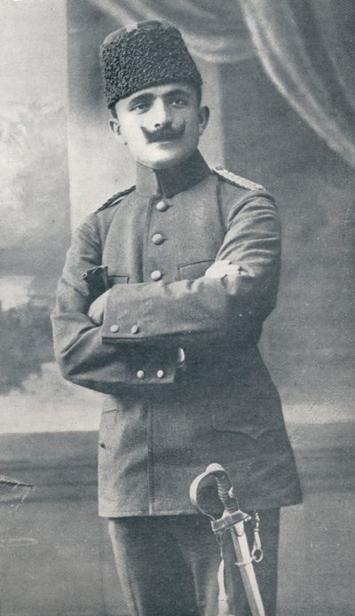 Ismail Enver Pasha Enver Pasha 1881-1922、オスマン帝国の将校、c1914 作： Unbekannt