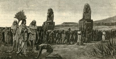 イスラエル人とそのタスクマスター、1890年。 作： Unbekannt