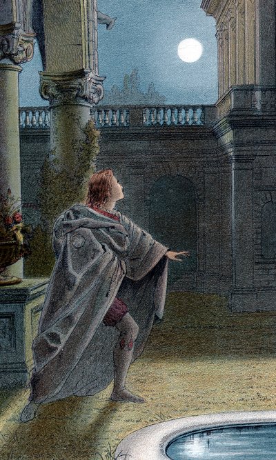 「それは東であり、ジュリエットは太陽である」、1856-1858 作： Unbekannt