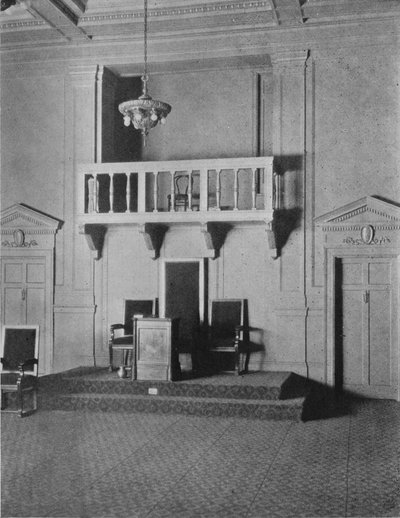 1924年アラバマ州バーミンガムのフリーメーソン寺院のロッジルームにおけるイタリアのルネサンスの詳細 作： Unbekannt