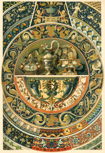 イタリアのルネサンス様式の陶器、1898 年。 作： Unbekannt