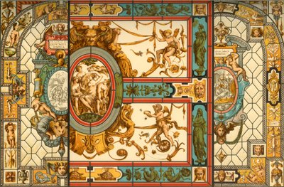 イタリア ルネッサンスのステンド グラス、1898 年。 作： Unbekannt