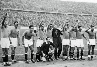 ベルリンオリンピック、1936年のイタリア代表サッカーチーム 作： Unbekannt