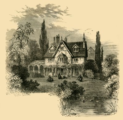 アイビーコテージ、ハイゲート、1825年、c1876。 作： Unbekannt