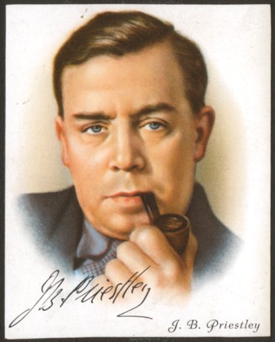 JBプリーストリー、イギリスの小説家、脚本家、エッセイスト、放送局、c1927 作： Unbekannt