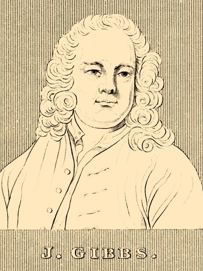 J.ギブス、1682-1754、1830年。 作： Unbekannt