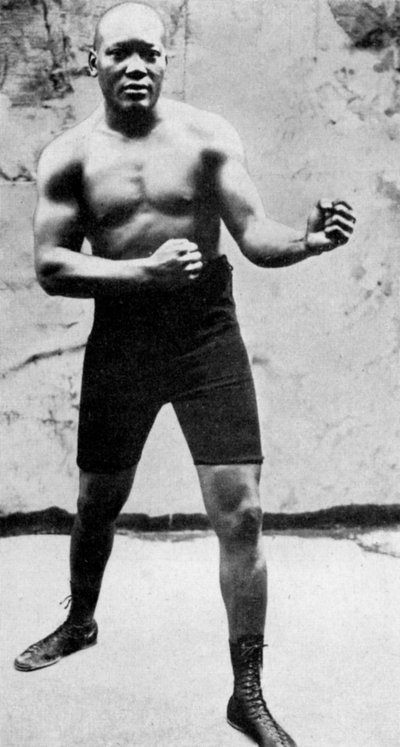 ジャックジョンソン、最初の黒の世界ヘビー級ボクシングチャンピオン、1908 1951 作： Unbekannt