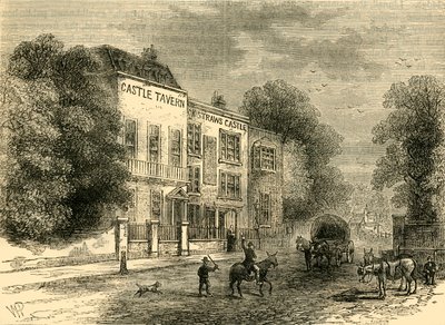 ジャックストロー城、c1876。 作： Unbekannt
