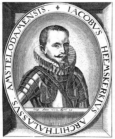 ジェイコブファンヘームスケルク、オランダ海軍将校兼探検家、c1595 作： Unbekannt