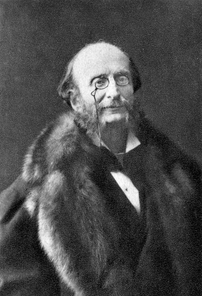 ジャックオッフェンバッハ、ドイツ生まれのフランスの作曲家、1878年 作： Unbekannt