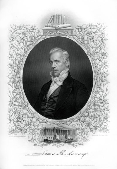 ジェームズブキャナン、アメリカ合衆国の第15代大統領、1862年から1867年 作： Unbekannt