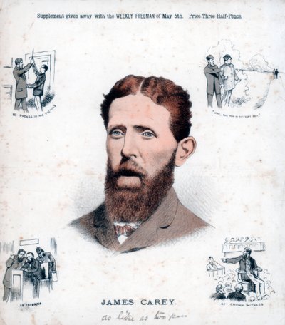ジェームズキャリー、アイルランド共和党および情報提供者、1883年 作： Unbekannt