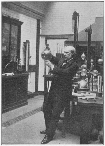 ジェームズデュワー、スコットランドの化学者および物理学者、彼の研究室、c1890 作： Unbekannt