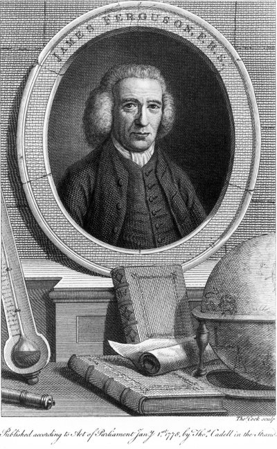ジェームズ・ファーガソン（スコットランドの天文学者）1760年代頃 作： Unbekannt