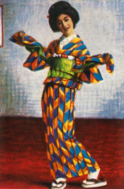 日本の芸者ダンサー、c1928。 作： Unbekannt