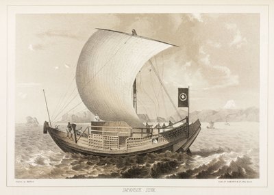 日本のジャンク（ジョンク）、1853年～1856年頃 作： Unbekannt