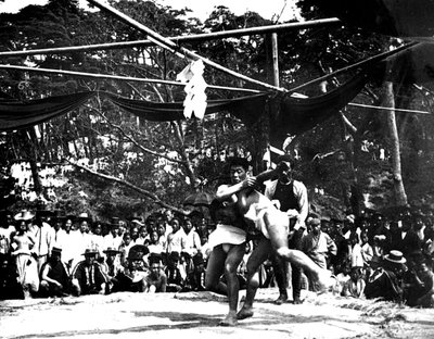 日本の相撲、韓国、1900 作： Unbekannt