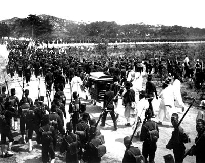 日本軍、韓国、1900 作： Unbekannt