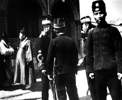 日本軍、韓国、1900 作： Unbekannt