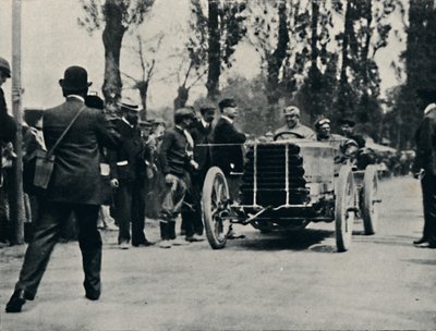 ジャロット、1937年の死のレースでボルドーに到着 作： Unbekannt