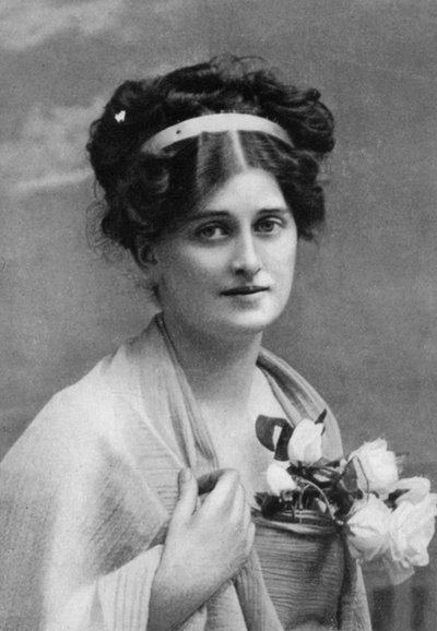 ジャンエイルウィン、女優、1908年-1909年 作： Unbekannt