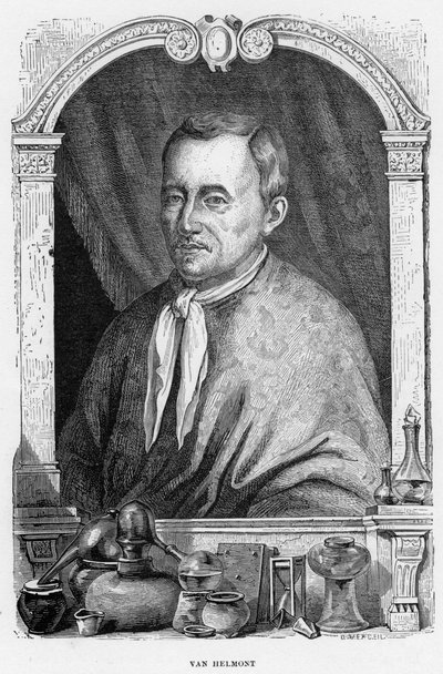 ジャン・バティスト・フォン・ヘルモント、ベルギーの医師兼化学者、1870年 作： Unbekannt