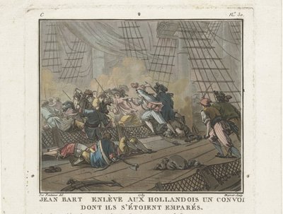 1694年6月29日、1789年のテクセルの戦いにおけるジャンバート 作： Unbekannt