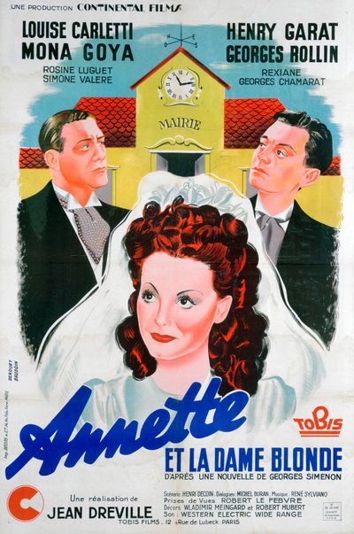 Jean Drevilles Annette et la Dame Blonde、Annette and the Blonde Woman、1941 作： Unbekannt