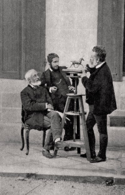 Jean Louis Ernest Meissonnier、フランスの画家、彫刻家、1880年 作： Unbekannt