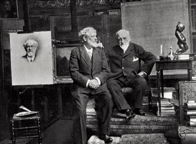 フランスの詩人、劇作家、小説家、ジャンリシュパン、フランス人アーティスト、レオンボナ、1901 作： Unbekannt