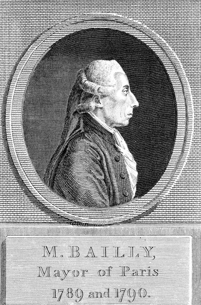 Jean Sylvain Bailly 1736-1793、フランスの天文学者、作家、政治家 作： Unbekannt