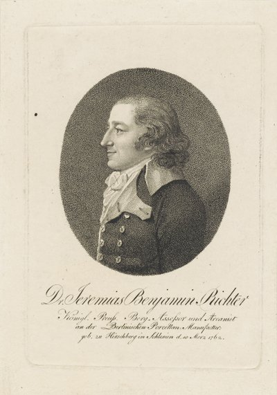 エレミアス・ベンジャミン・リヒター1762-1807、c。 1800。 作： Unbekannt