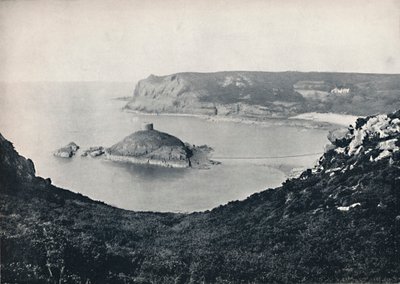 ジャージー-ポルトレット湾とジャンブリン島、1895 作： Unbekannt