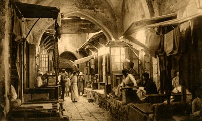 エルサレム-ゴールドスミスバザール、c1918-c1939。 作： Unbekannt