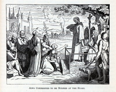 ユダヤ人は危機で火傷を負った、1882年 作： Unbekannt