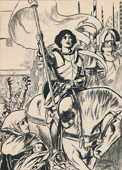 軍隊長のジョーン、c1907 作： Unbekannt