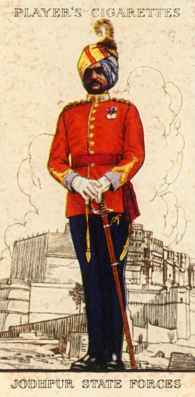ジョードプル州軍、1936年。 作： Unbekannt