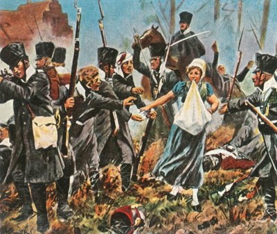 1813年4月2日、1936年のリューネブルクでの戦闘でのヨハナステゲン。 作： Unbekannt