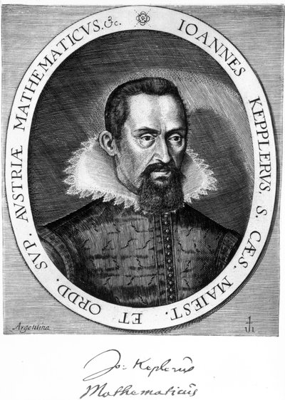 ヨハネス・ケプラー、ドイツの天文学者、物理学者、1600年頃 作： Unbekannt