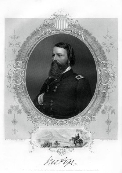 ジョンポープ、南北戦争における北軍の将軍、1862-1867 作： Unbekannt
