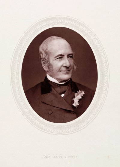 ジョン・スコット・ラッセル（スコットランドの土木技師・海軍建築家）1870年代頃 作： Unbekannt