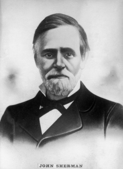 ジョンシャーマン1823-1900、内戦時のアメリカ共和党議員および上院議員、c1910 作： Unbekannt