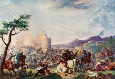 ジョンのソビエスキー、ウィーンの救済、1683年、1915年。 作： Unbekannt