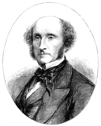 ジョンスチュアートミル1806-1873、イギリスの社会改革者および哲学者 作： Unbekannt