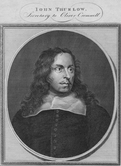 ジョン・サーロウ、オリバー・クロムウェルの書記、1784年。 作： Unbekannt